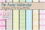 30 Watercolor Pattern Paper Textures