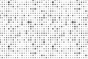 Gray dots on white, seamless pattern