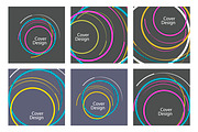 Abstract line circle design Vol.2