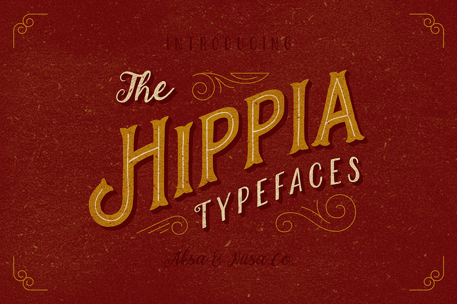 The Hippia Typefaces - 3 Font in Display Fonts - product preview 8
