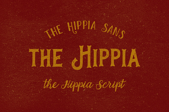 The Hippia Typefaces - 3 Font in Display Fonts - product preview 2