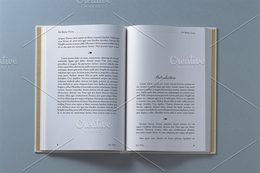 4 Books Interior Pages Mockups