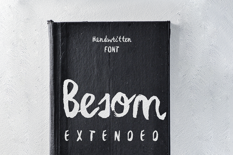 Besom Extended Brush Font in Script Fonts - product preview 8