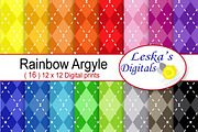 Argyle Digital Scrapbook Paper