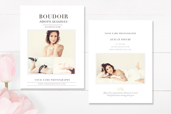 Boudoir Photography Magazine in Magazine Templates - product preview 1