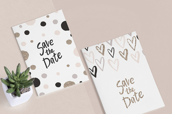 shiny wedding invitations, patterns in Patterns - product preview 1