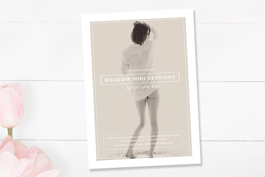 Boudoir Marketing Board in Flyer Templates - product preview 8
