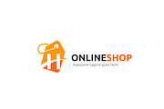 Online Shop Letter H Logo