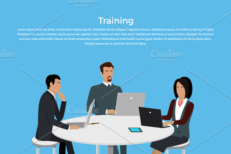 Training Staff Briefing in Illustrations - product preview 8