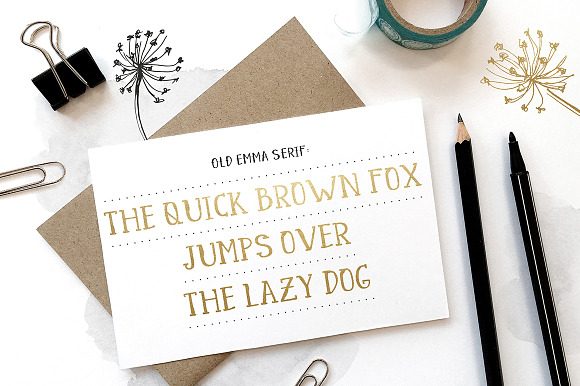 Old Emma Script in Script Fonts - product preview 3