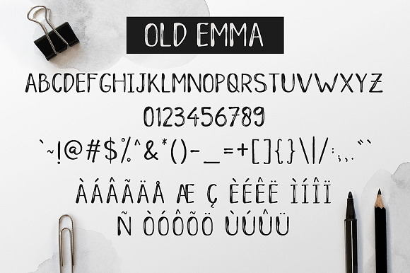 Old Emma Script in Script Fonts - product preview 4