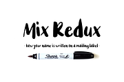 Redux — A Handwritten Font