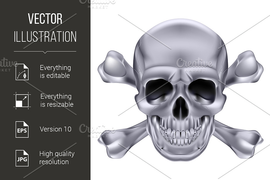 Skull and crossbones in Graphics - product preview 8
