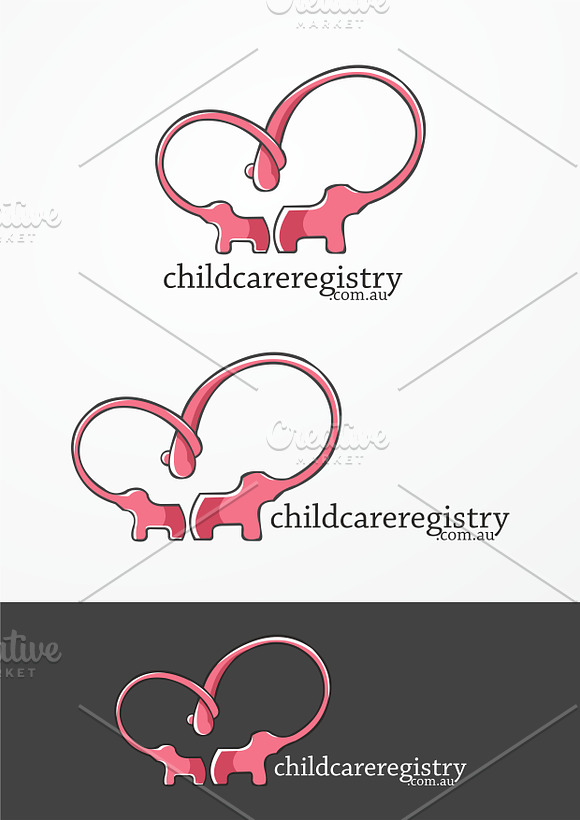 Child Care Registry Logo Template in Logo Templates - product preview 4