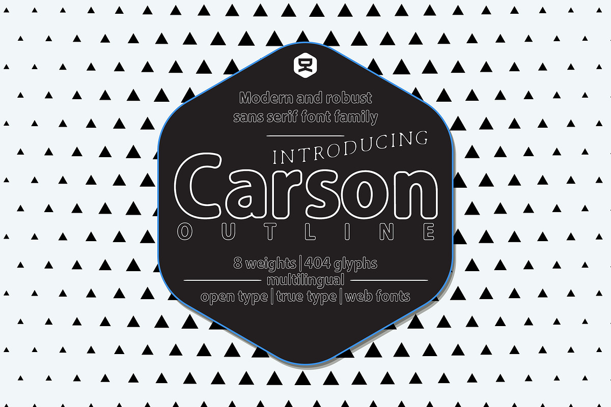 Carson Outline - 30% OFF in Display Fonts - product preview 8