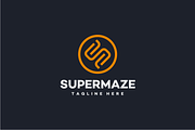 Supermaze - Letter S Logo