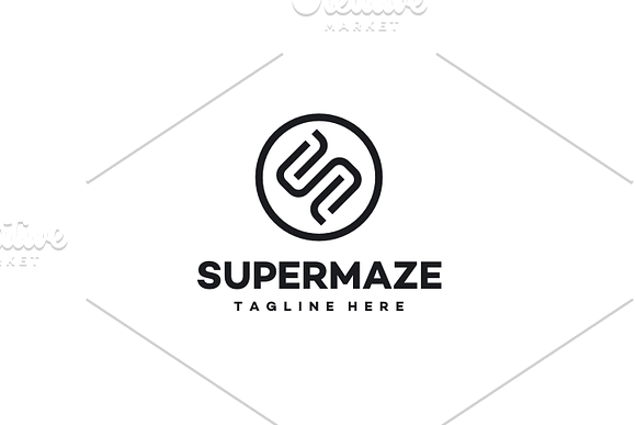 Supermaze - Letter S Logo in Logo Templates - product preview 3