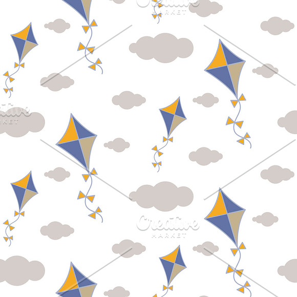 Blue and Yellow Aerial View Patterns in Patterns - product preview 5