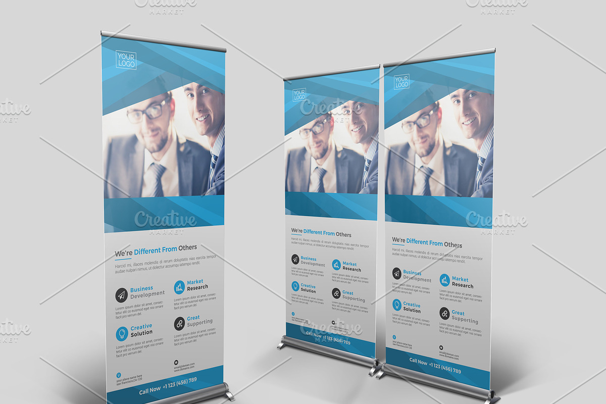 Agency Roll Up Banner Template in Flyer Templates - product preview 8
