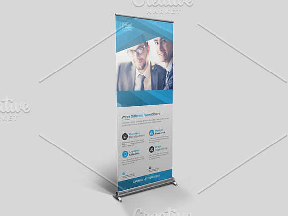 Agency Roll Up Banner Template in Flyer Templates - product preview 2