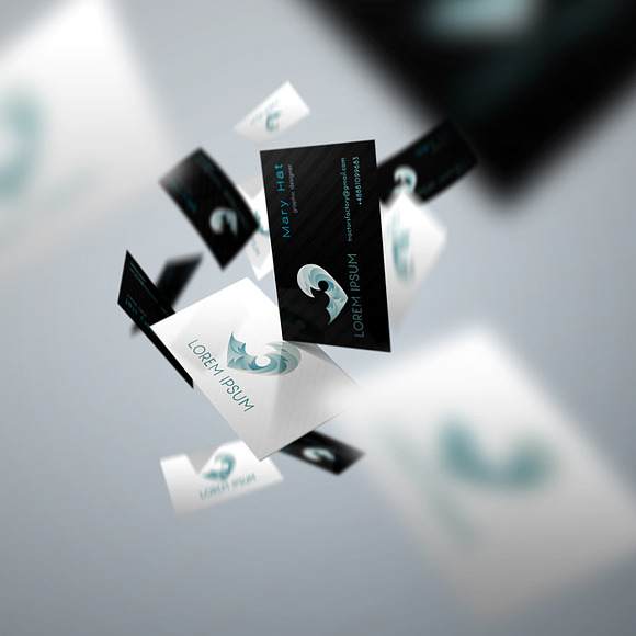 Aqua logo template with waves in Logo Templates - product preview 7