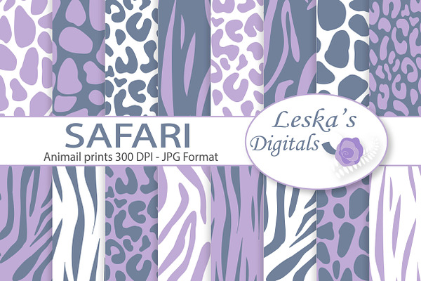 Animal Prints - Safari Digital Paper