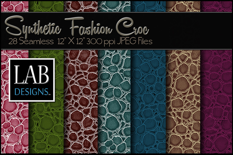 28 Fashion Croc Skin Textures in Textures - product preview 8