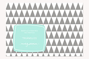 VECTOR & PSD Triangle tile & pattern