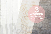 A179 Three Wooden Backgrounds