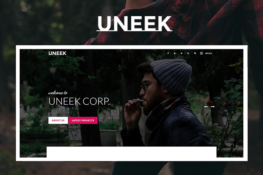Uneek - Clean Blog/Portfolio Theme in WordPress Portfolio Themes - product preview 8