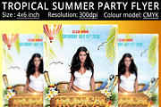 Tropical Summer Party Flyer