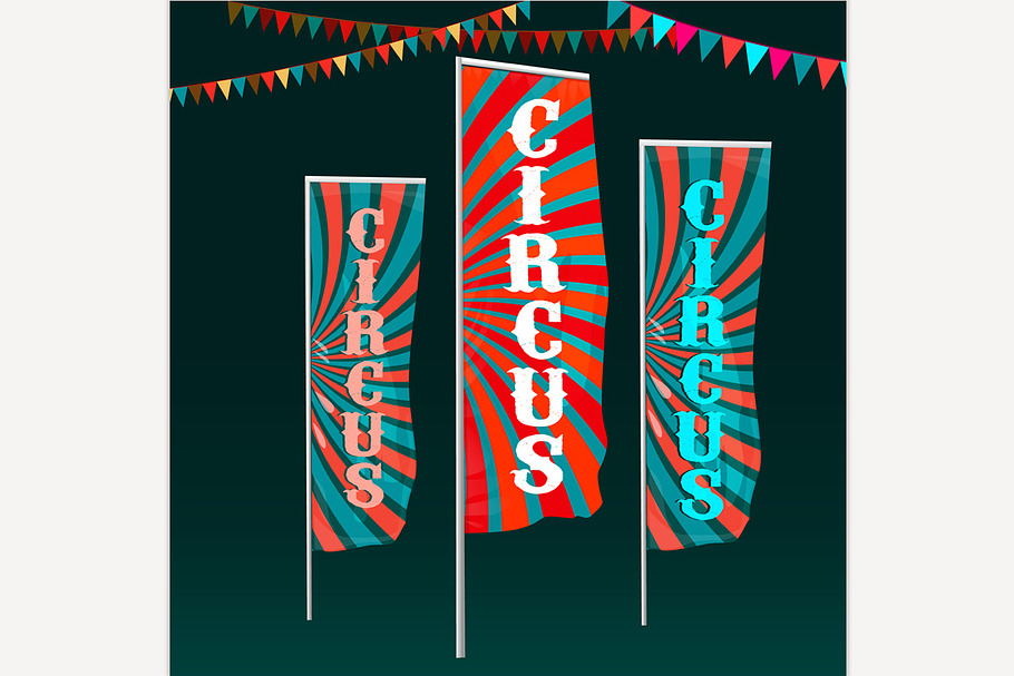 Circus Flags Image