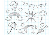 Doodle Weather Clip Art