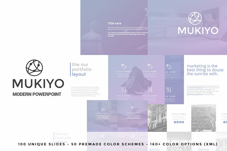Mukiyo Powerpoint in PowerPoint Templates - product preview 8