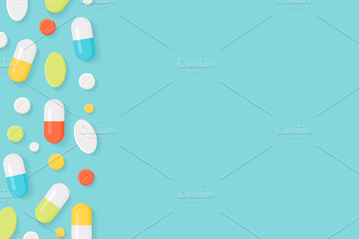 Medicine Pills Illustrations in Illustrations - product preview 8