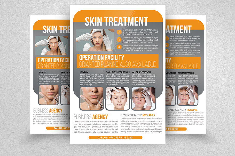 Spa & Skin Rejuvenation Flyer in Flyer Templates - product preview 8