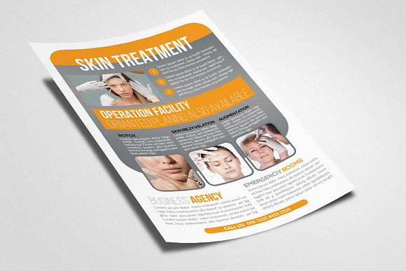 Spa & Skin Rejuvenation Flyer in Flyer Templates - product preview 1