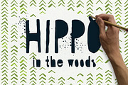 Hippo in the Woods - Organic Font