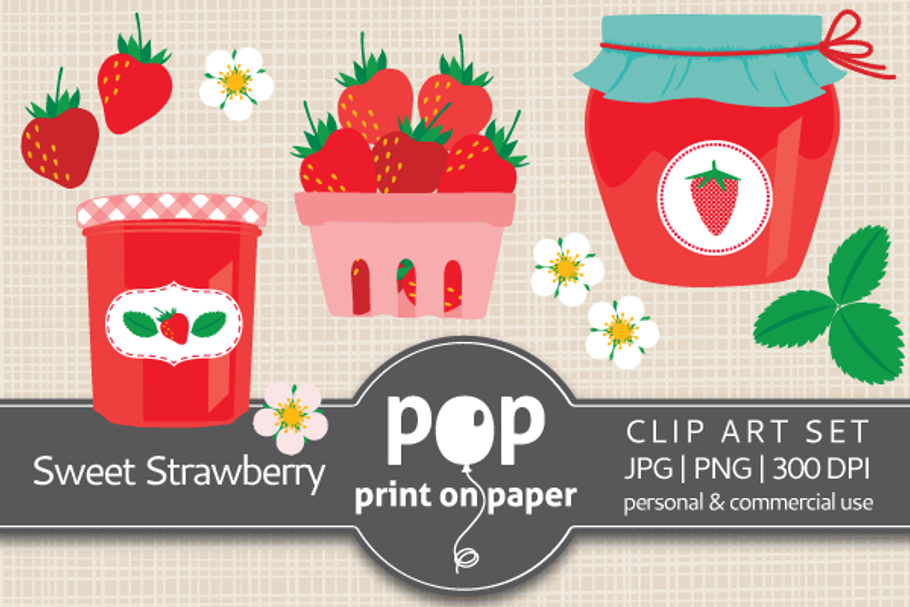 Sweet Strawberry 14 PNG Clip Art