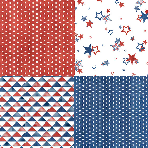 American Pride-Mega Paper Pack in Patterns - product preview 2