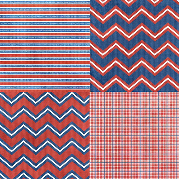 American Pride-Mega Paper Pack in Patterns - product preview 3