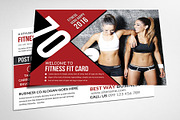 Fitness Salon Postcard