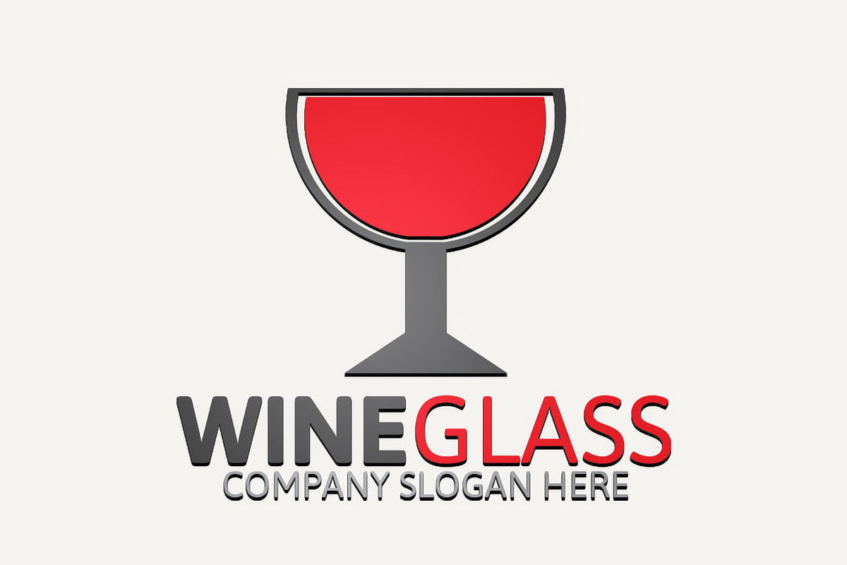 Wine Glass Logo in Logo Templates - product preview 8