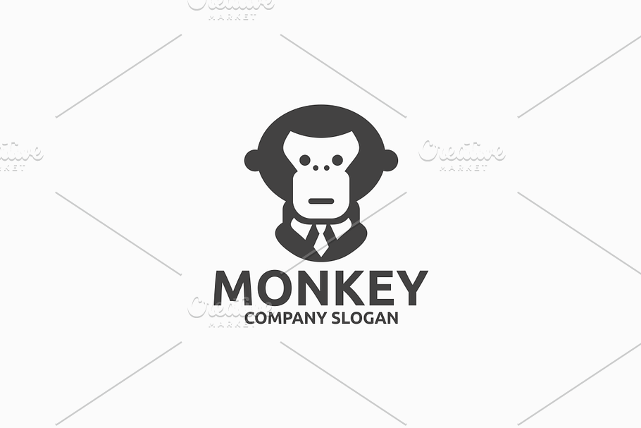 Monkey Logo in Logo Templates - product preview 8