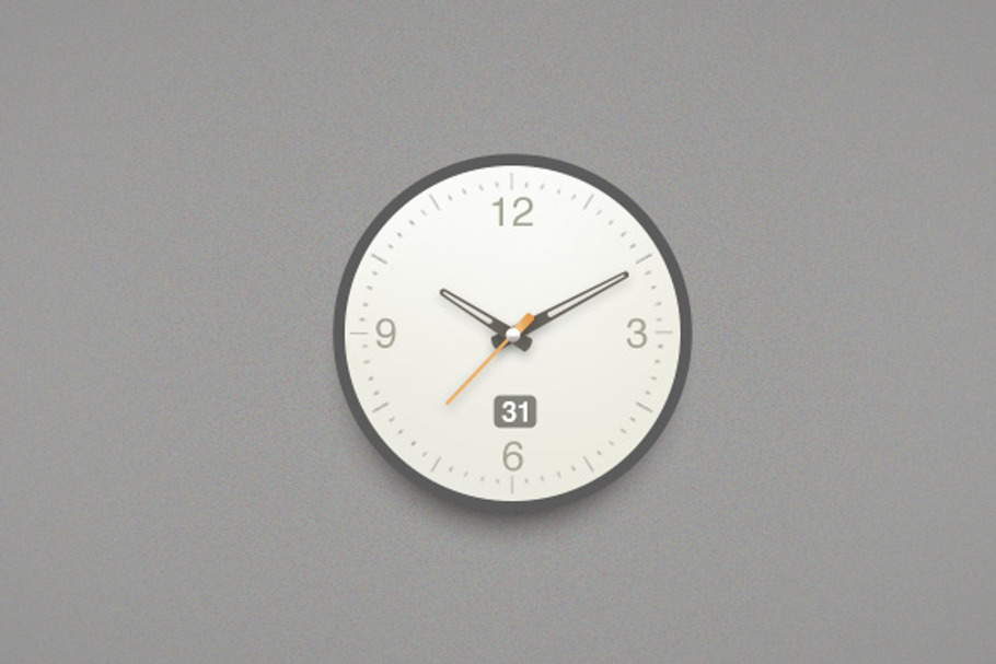 Modern Clock Icon in Modern Icons - product preview 8