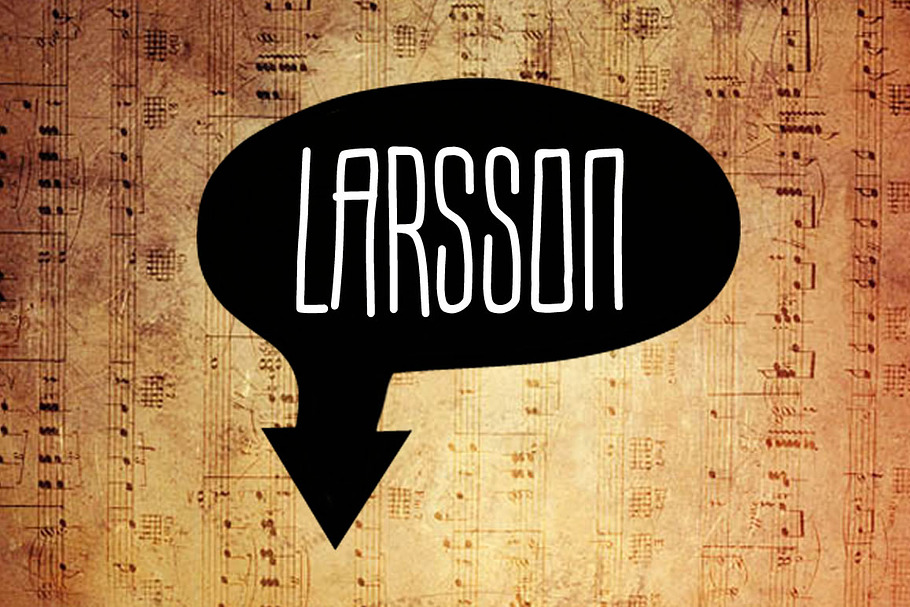 Larsson in Display Fonts - product preview 8