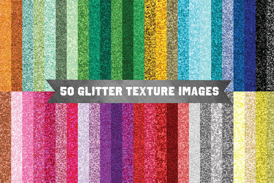 Pack of 50 Glitter Textures in Textures - product preview 8