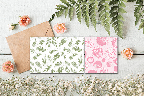 Editable mockup with flowers in Print Mockups - product preview 1