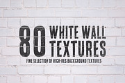 80 White Wall Textures Bundle