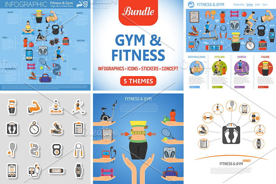 Gym and Fitness Themes